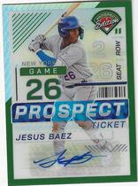 2024 Panini Prospect Edition Holo Prospect Ticket Signatures Green #104 Jesus Baez