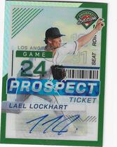 2024 Panini Prospect Edition Holo Prospect Ticket Signatures Green #167 Lael Lockhart