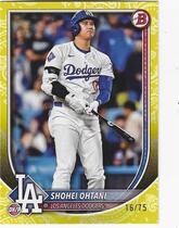 2025 Bowman Yellow Pattern Border #17 Shohei Ohtani