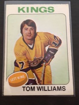 1975 O-Pee-Chee OPC NHL #179 Tom Williams