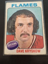 1975 O-Pee-Chee OPC NHL #158 Dave Kryskow