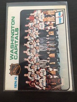 1975 O-Pee-Chee OPC NHL #98 Capitals Team