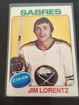1975 O-Pee-Chee OPC NHL #28 Jim Lorentz