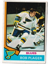 1974 O-Pee-Chee OPC NHL #107 Bob Plager