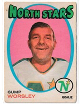1971 O-Pee-Chee OPC Base Set #241 Gump Worsley
