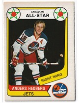 1976 O-Pee-Chee OPC WHA #66 Anders Hedberg