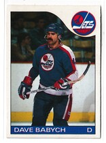 1985 O-Pee-Chee OPC Base Set #10 Dave Babych