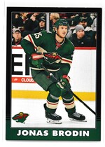 2020 Upper Deck O-Pee-Chee OPC Retro Black Border #201 Jonas Brodin