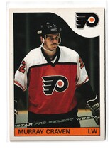 1985 O-Pee-Chee OPC Base Set #53 Murray Craven