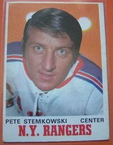 1970 O-Pee-Chee OPC Base Set #182 Pete Stemkowski