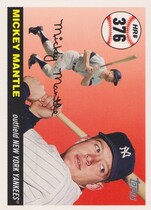 2007 Topps Mantle Home Run History #376 Mickey Mantle