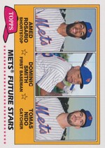 2018 Topps Archives 1981 Topps Future Stars Trios #FS-NYM Amed Rosario|Dominic Smith|Tomas Nido