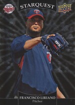 2009 Upper Deck Starquest Common Silver Series 2 #SQ-40 Francisco Liriano