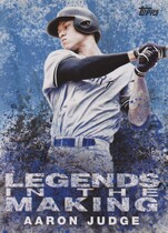 2018 Topps Legends in the Making Blue #LTM-AJ Aaron Judge