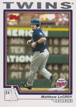 2004 Topps Base Set Series 2 #379 Matt LeCroy