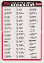 2005 Topps Base Set #CK2 Checklist Red