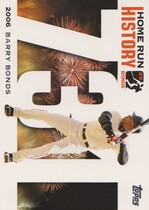 2006 Topps Update and Highlights Barry Bonds Home Run History #BB731 Barry Bonds