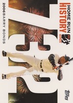 2006 Topps Update and Highlights Barry Bonds Home Run History #732 Barry Bonds