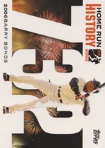 2006 Topps Update and Highlights Barry Bonds Home Run History #BB732 Barry Bonds