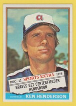 1976 Topps Traded #464T Ken Henderson