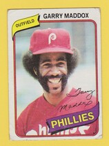 1980 Topps Base Set #380 Garry Maddox