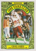 1986 Topps 1000 Yard Club #11 Craig James