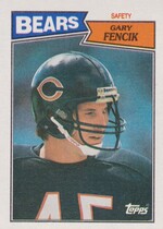 1987 Topps Base Set #62 Gary Fencik