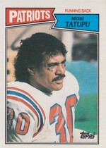 1987 Topps Base Set #100 Mosi Tatupu