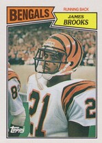 1987 Topps Base Set #186 James Brooks