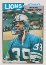 1987 Topps Base Set #322 Leonard Thompson