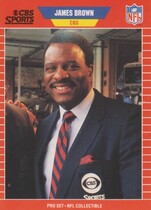 1989 Pro Set Announcers #13 James Brown