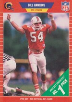 1989 Pro Set Base Set #500 Bill Hawkins