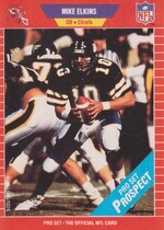 1989 Pro Set Base Set #525 Mike Elkins