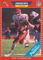 1989 Pro Set Base Set #526 Johnathan Hayes