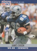 1990 Pro Set Base Set #478 James Dixon