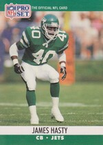 1990 Pro Set Base Set #601 James Hasty
