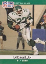 1990 Pro Set Base Set #602 Erik McMillan