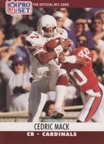 1990 Pro Set Base Set #616 Cedric Mack