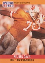 1990 Pro Set Base Set #653 Reuben Davis