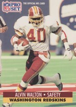1991 Pro Set Base Set #323 Alvin Walton