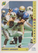1992 Ultimate WLAF #65 Danny Lockett