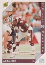 1992 Ultimate WLAF #78 Adam Bob