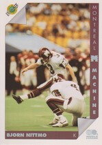 1992 Ultimate WLAF #85 Bjorn Nittmo