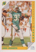 1992 Ultimate WLAF #134 Greg Coauette
