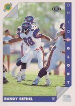 1992 Ultimate WLAF #167 Randy Bethel
