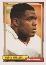 1992 Topps Base Set #492 Wilber Marshall