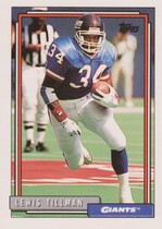 1992 Topps Base Set #582 Lewis Tillman