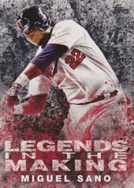 2018 Topps Legends in the Making Black #LTM-MS Miguel Sano