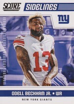 2018 Score Sidelines #13 Odell Beckham Jr.