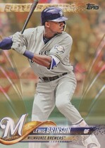 2018 Topps Gold #296 Lewis Brinson